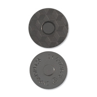 Кнопки магнитные  AMT 18 мм темный никель